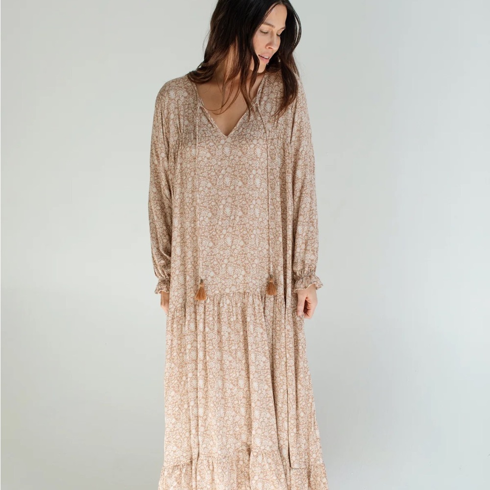 CJLA Laurel Tan Maxi Dress